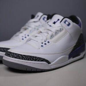 Jordan 3 Retro "Dark Iris" - Size 9.5